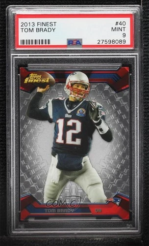 2013 Topps Finest Tom Brady #40 PSA 9 MINT 7xr