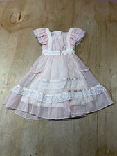 Vtge Gunne Sax by Jessica McClintock Lace Prairie Chic Victorian Dress Girls 5