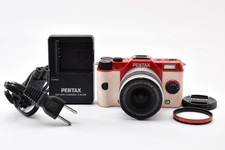 PENTAX Q7 Digital Camera Red & White  [ ST 1829 ] & 02 Lens Set From JAPAN #3524