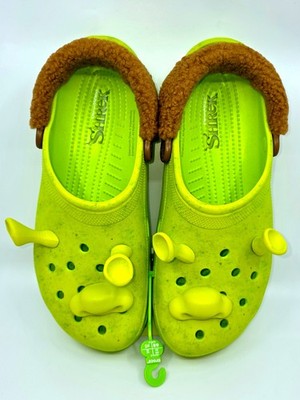 Men size 13. Crocs Classic Clog - Light Blue & Lime Green Crocs Green Solid Casual Shoes for Men for sale | eBay main image 3