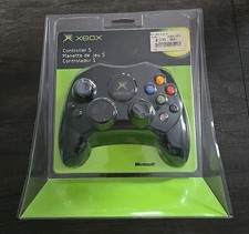 New Microsoft Original Xbox Controller S Black X08-68444