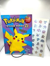 Pokemon Sticker Series 1 Golden Books w/ Tattoo Sheet 1999 Vintage Unused