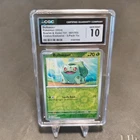 Bulbasaur 001/165 Reverse Cosmos Holo Costco Exclusive CGC 10 Pokemon