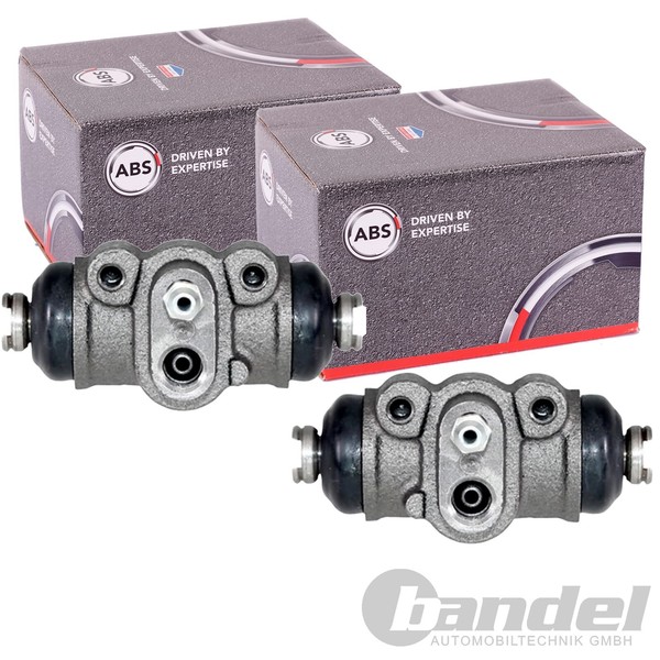 2X A.B.S. Radbremszylinder 19Mm Hinten Passend FüR Mazda MPV-image