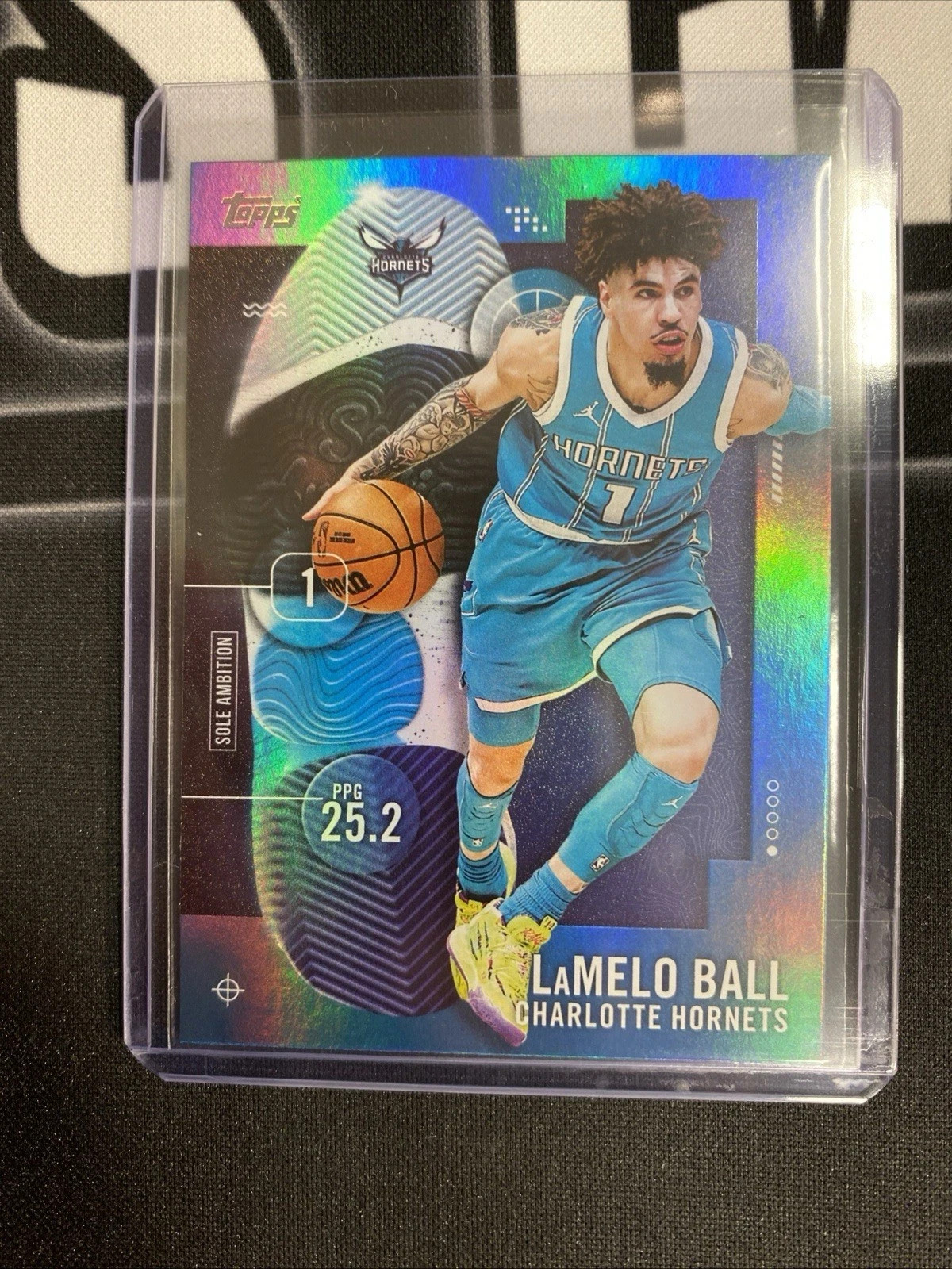 2025-26 Topps NBA LaMelo Ball #SA-8 Sole Ambition Case Hit SSP - 1 In 15,375
