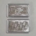 Aluminum 1 Troy oz American Buffalo .999 Fine Bullion CMC Mint Bar