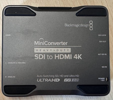 Blackmagic Mini Converter SDI to HDMI 4K Heavy Duty   Used, Tested Working
