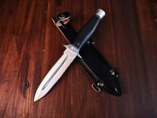 Cuchillo bebé Deadpool hecho a mano acero al carbono escala 1:1 cosplay coleccionable regalo hombres