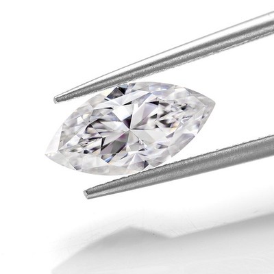 10ct D Color VVS1 GRA Certified Marquise Cut Lab-grown Moissanite Loose Stone