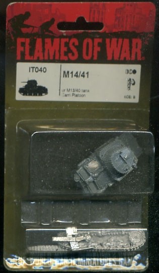 Italian M14/41 Tank 15mm WWII IT040 Bersaglieri German Australian Partisan Croat