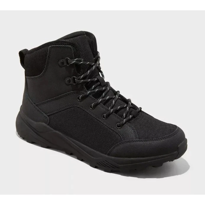 Men's Doran Winter Hiker Boots – All In Motion Black Size 9, New With Tags