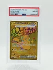 PIKACHU EX #179 HYPER RARE GOLD 2025 POKEMON PRE EN PRISMATIC EVOLUTIONS PSA 8