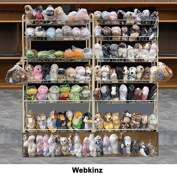 NEW UNUSED LOT of 109 Classic Webkinz Stuffed Plush Toys by Ganz w/Sealed Codes