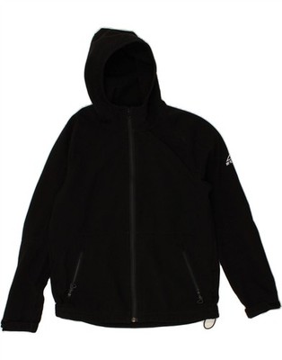 MC KINLEY Jungen Windbreaker Jacke mit Kapuze 11-12 Jahre schwarz Polyester BB07