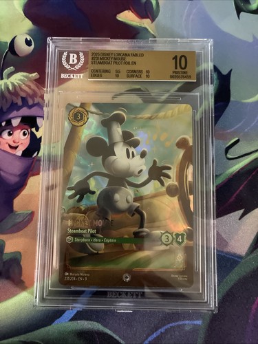 Mickey Mouse - Steamboat Pilot graded BGS 10 for sale on eBay