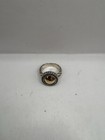 JAI By John Hardy 7.8g 925 & 14k Gold Hammered Disk Ring Basketweave Size 7 — photo 2