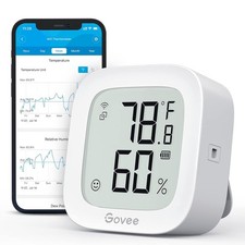  WiFi Thermometer Hygrometer H5103, Indoor Bl...
