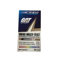 GAT Mens Multi + Test All-in-One Product Capsule - 150 Count Exp 09/2026