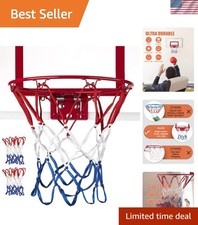 Mini Basketball Net Replacement 8 Loop 2 Pack , Vibrant Color, for Indoor Do...