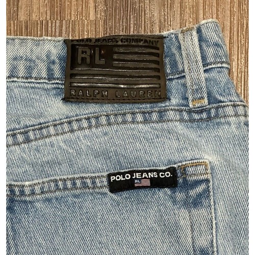 VTG Ralph Lauren Polo Jeans Co. Relaxed Fit Light Wash Denim Size 36 x 30 - Picture 6 of 6