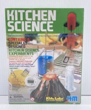 KidzLabs Kitchen Science Lab Kit Contains 6 Kids Experiments Ages 8+ NEW/ SEALED