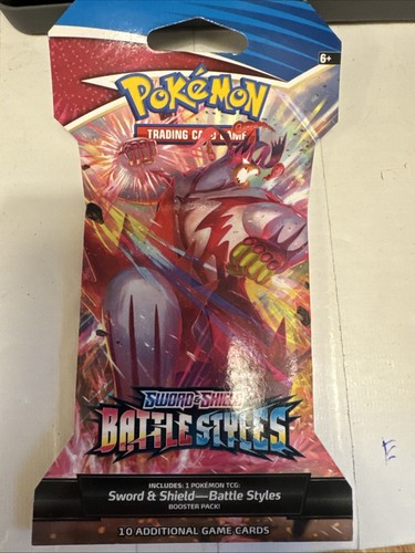 2021 Pokémon Sword & Shield BATTLE STYLES Hanger Booster Pack Factory Sealed New - Picture 1 of 14