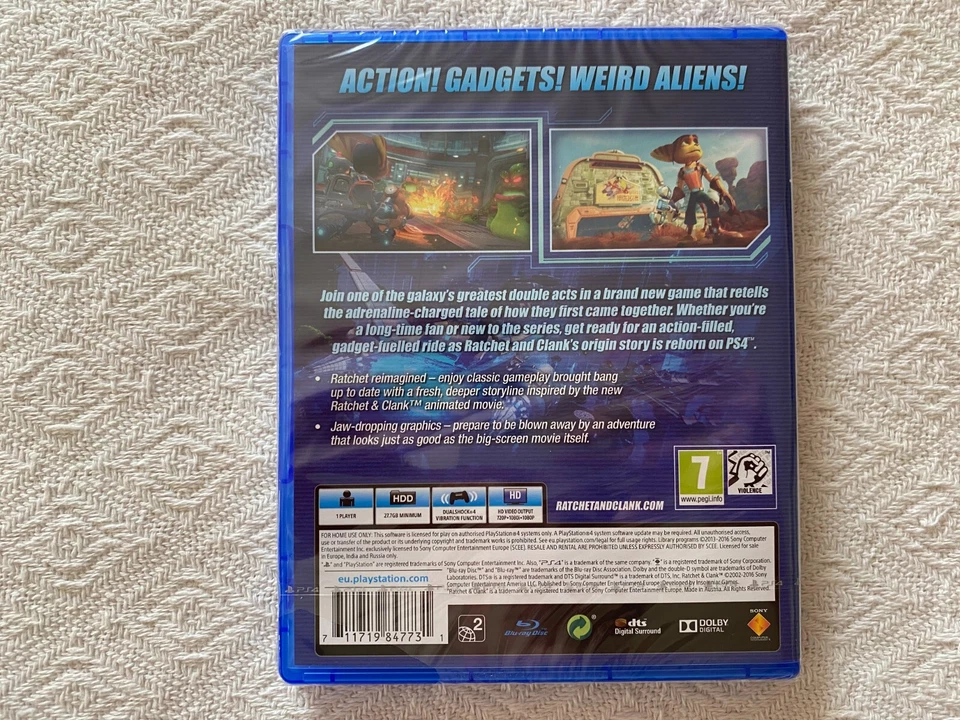 Ratchet & Clank Sony PS4 - UK PAL New Sealed - High Quality Packing - Tracked - Image 3 of 4