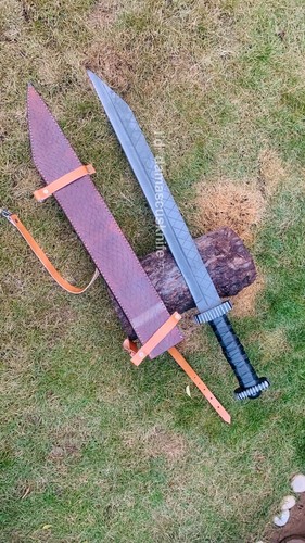 CUSTOM HAND MADE D-2  Knife Handle LEATHER OR ALUMINIUM - Bild 1 von 9