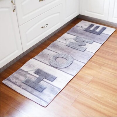 Küchenmatte rutschfest Fußmatte Badematte 60 x 180 cm HOME