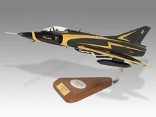 Dassault Mirage 3 South Africa Air Force Transparent Desk Wood Model Small 1/48