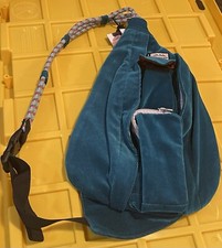KAVU Original Rope Sling Pack with Adjustable Rope Shoulder Strap, Artic Teal