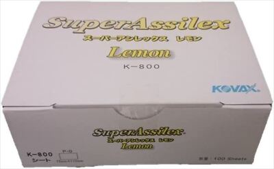 KOVAX Eagle Abrasives Super Assilex Blatt Zitrone 800er Körnung 100 Blatt/Box...