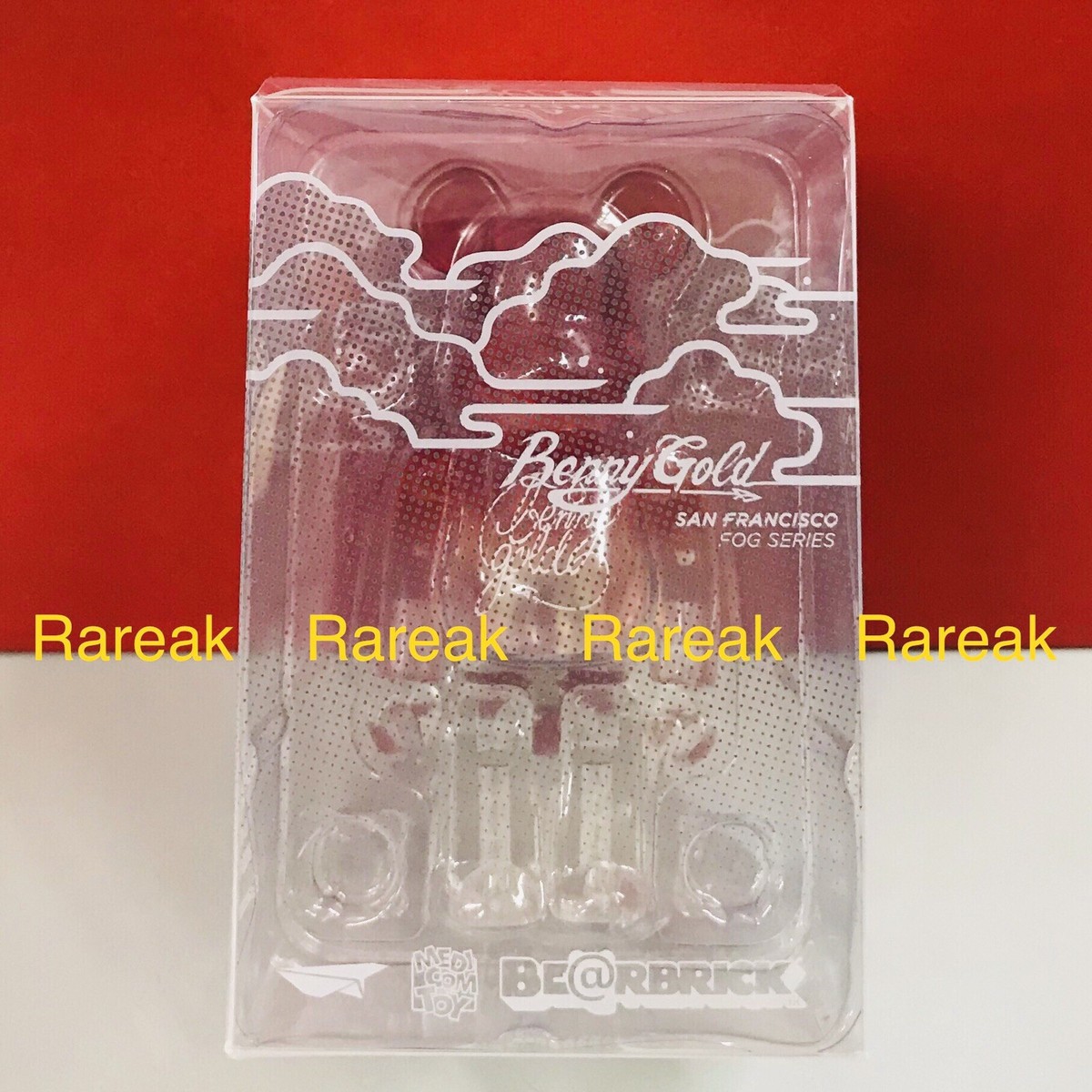 Medicom bearbrick Benny Gold the San Francisco Fog Half Jelly 100 