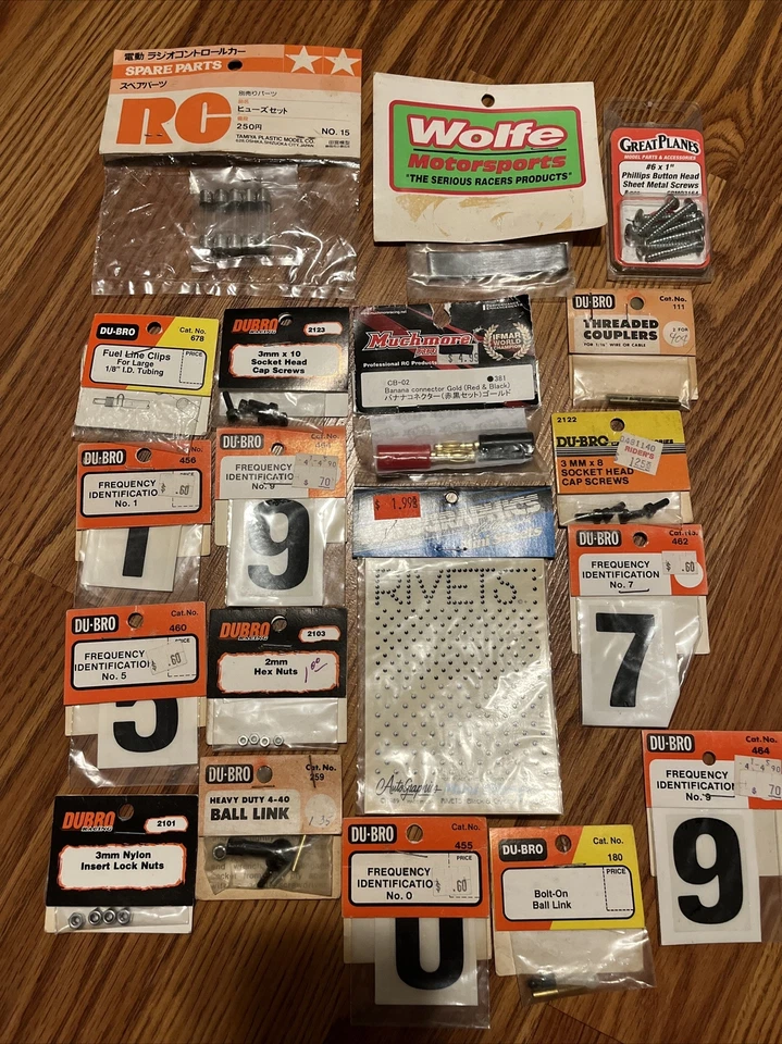 Dubro Sullivan Xfactory Great Planes RC Parts Lot 100 Packages - Image 3 of 4