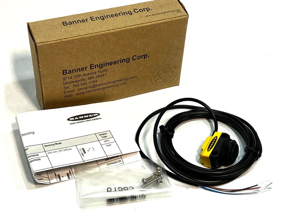 BANNER ENGINEERING QS18VP6LP (61630) QS18 Series Photoelectric Sensor - Image 2 of 4