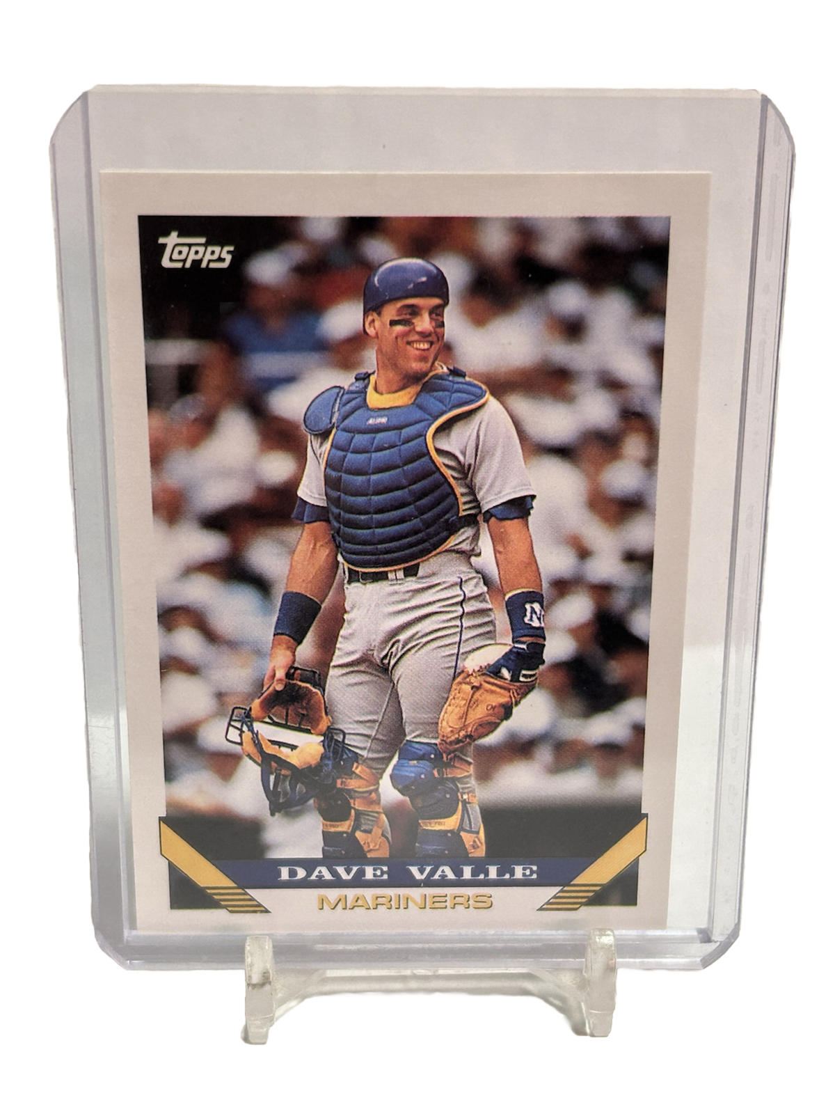 1993 Topps Inaugural Colorado Rockies Dave Valle #370 Seattle Mariners MINT