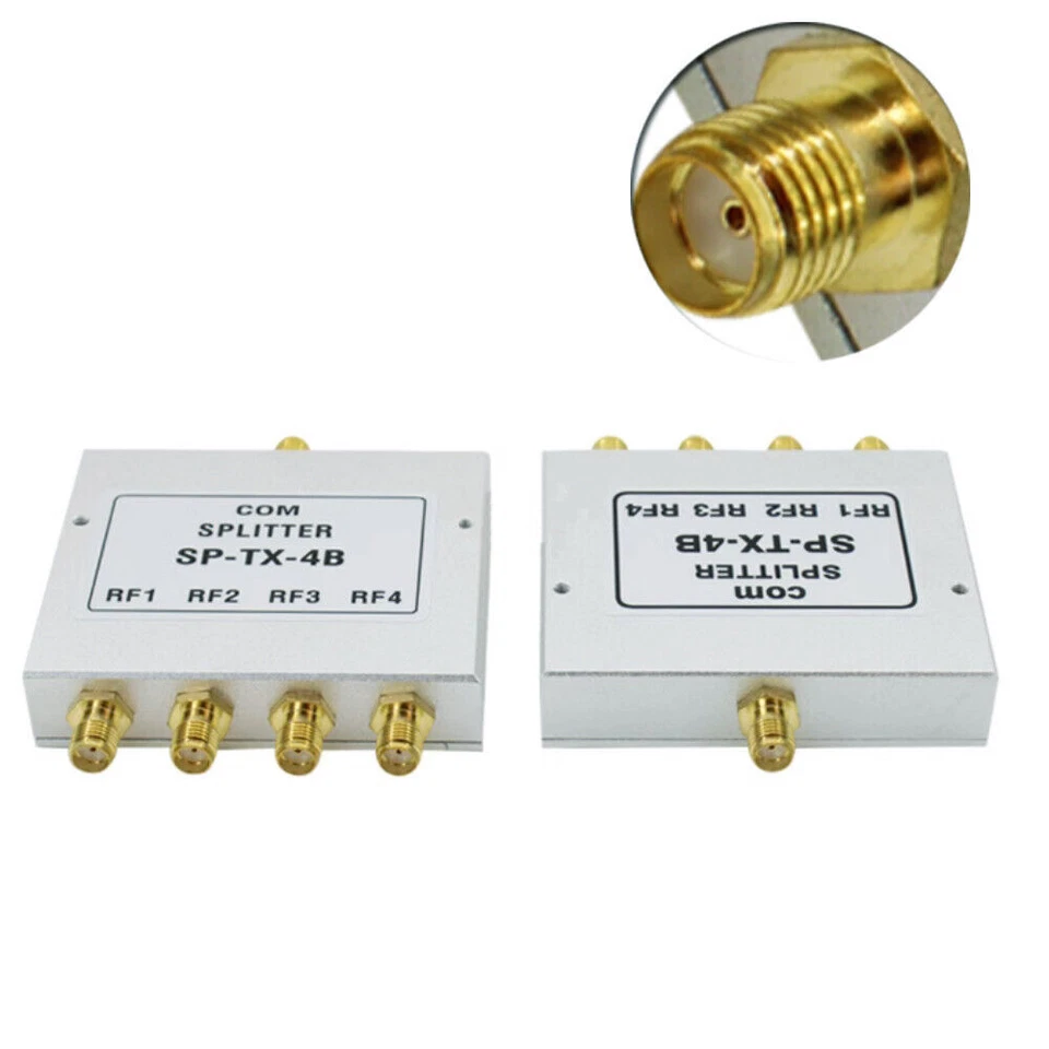RF Coaxial Power Splitter Divider SMA Female Connector 1:4 4-way 1.5GHz-8GHz 50W - Image 4 of 4