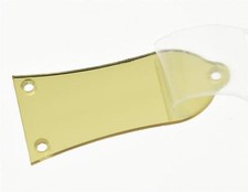 Plastic Gold Mirror LP Guitar Truss Rod Cover 3 Hole Fits Epiphone Les Paul