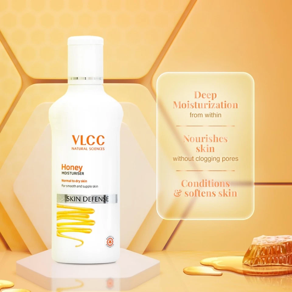 Crema hidratante para miel VLCC - 100 ml - no grasa, hidratación profunda Foto 4 de 4