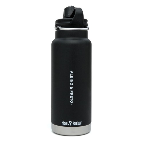 Albino and Preto Insulated Klean Kanteen Chug 32oz • Black • BRAND NEW - Picture 2 of 7