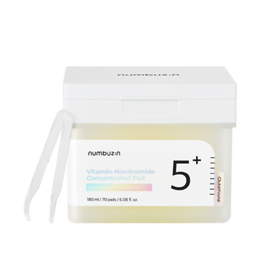 Numbuzin No.5 Glutathione Vitamin-Niacinamide Concentrated Pad 70Pads 180ml