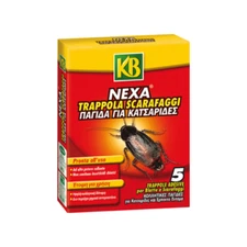 Kb nexa adhesive cockroach trap bait 5 pcs. ideal for indoor and outdoor