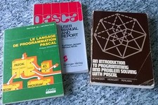 Lot de livres sur le langage de programmation PASCAL (FR/UK)