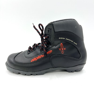 Alpina TR NNN 104 Black Cross Country Ski Boots Men's Size 42