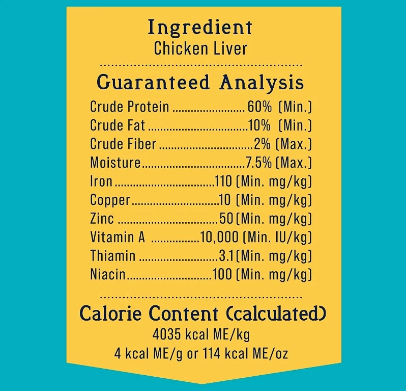 Stewart Pro Treat 100 Freeze Dried Chicken Liver for Dogs 3 oz