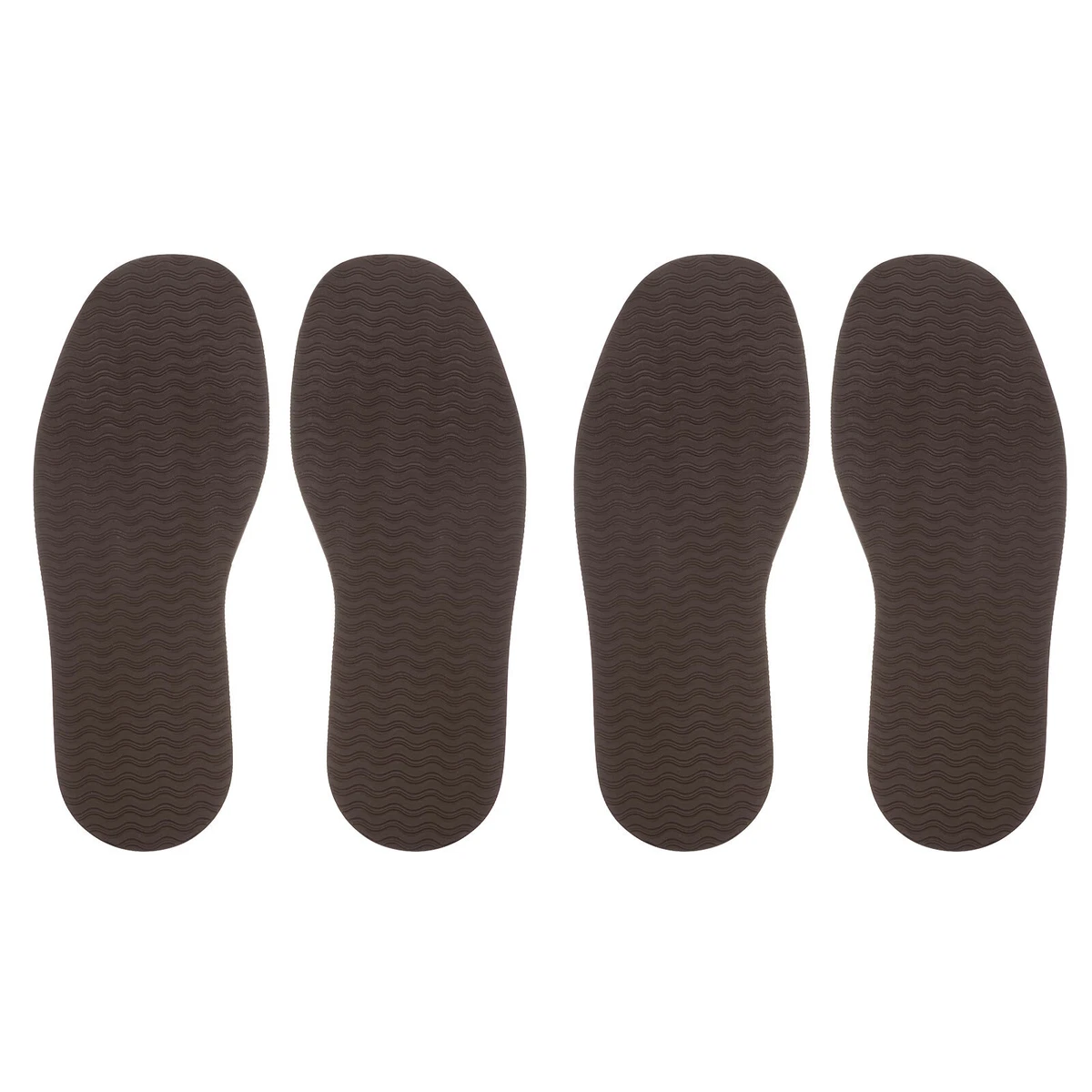 2Pair Shoe Rubber Full Sole Repair 4mm Thickness Replacement