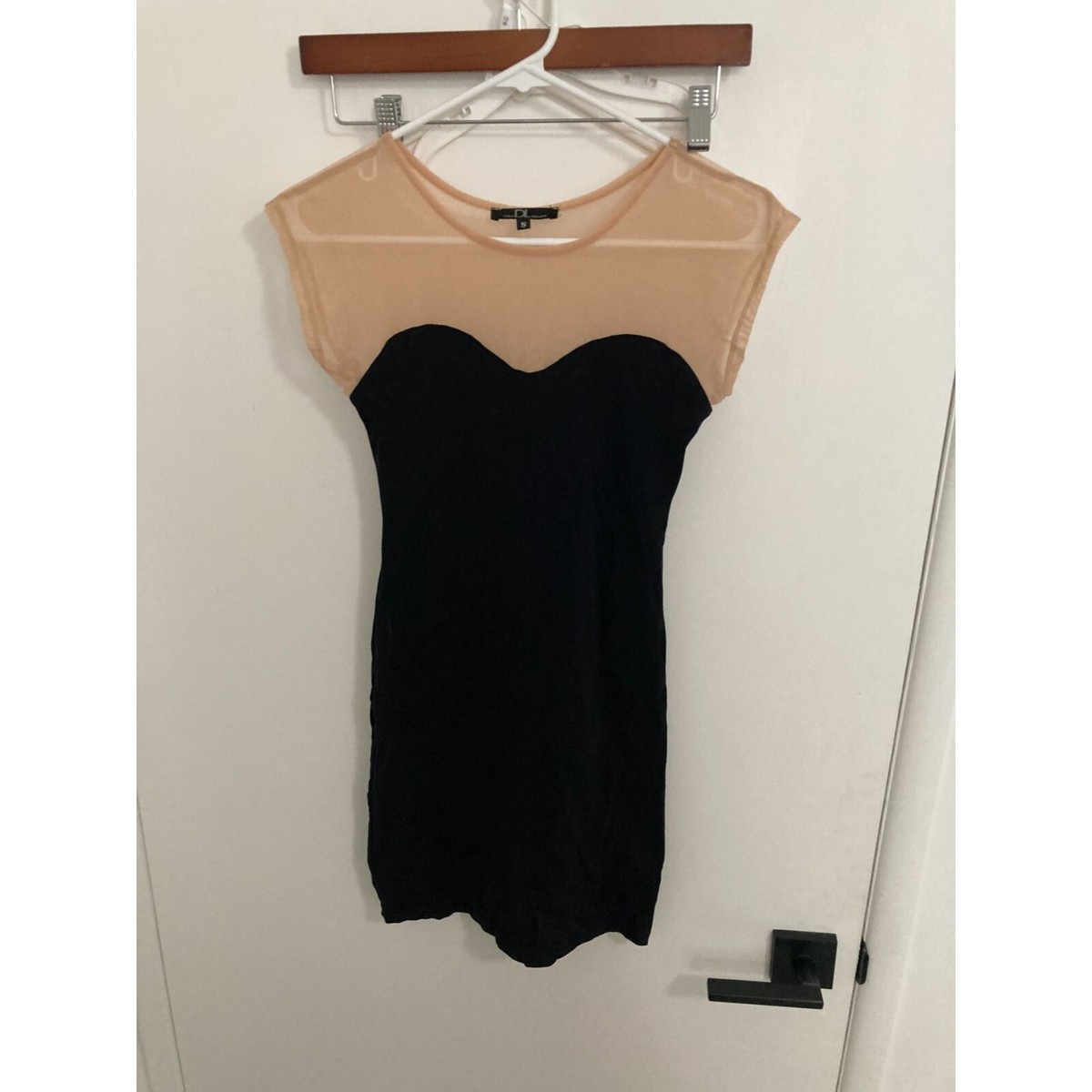 david lerner long sleeve mesh dress David Lerner Mesh Dress M (8-10) Like new