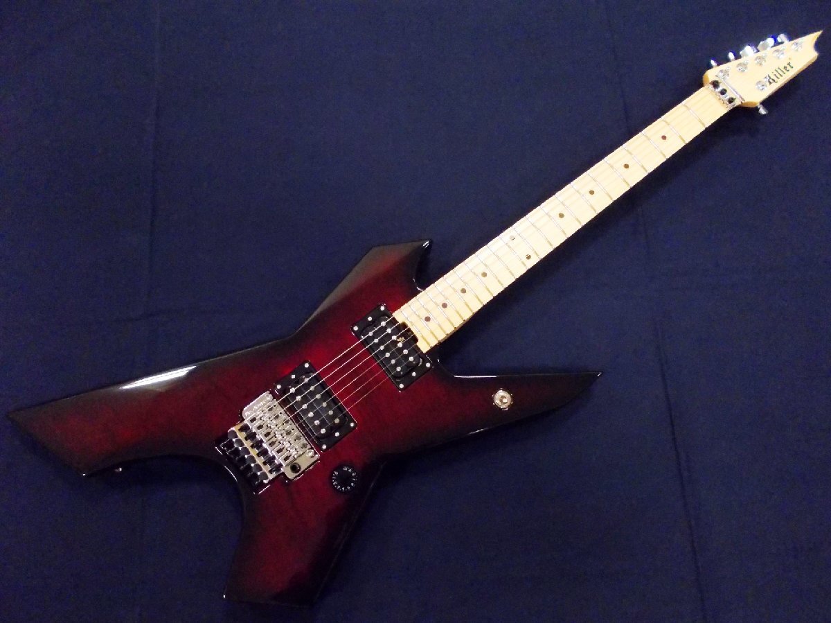 Electric Guitar Killer KG-Exploder II Flame Top Wine Red Sunburst