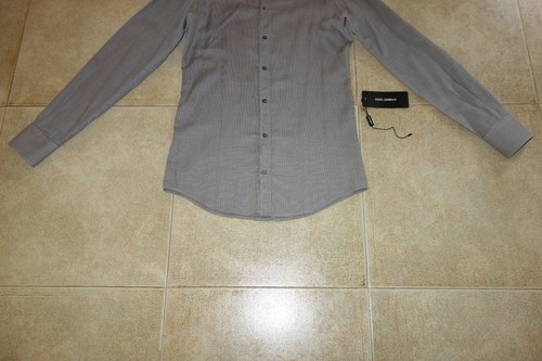Camicia Dolce&Gabbana Black Label ORO a quadri Camicia 38(15)MadeInItaly 100% Autentica - Foto 3 di 12