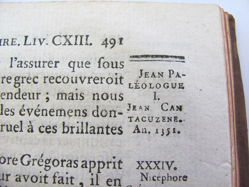 1803 ANTIQUE FRENCH BOOK HISTORY OF THE LATER ROMAN EMPIRE BY CHARLES LE BEAU - Picture 11 of 12